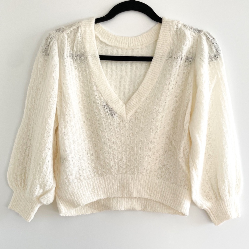 Babaton NWOT Puff Sleeve Sweater - Picture 7 of 12